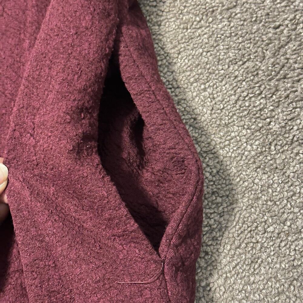Philosophy‎ Women Small Cardigan Open Front Longline Burgundy Red - Picture 4 of 10